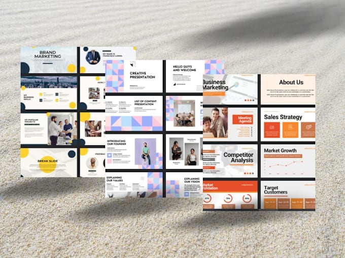 Gig Preview - Create modern and professional canva business presentations