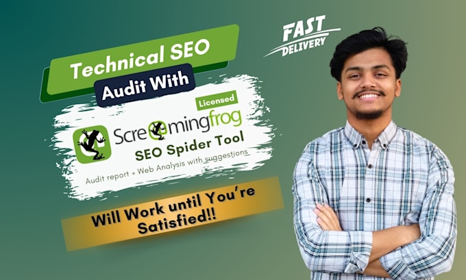 Gig Preview - Do technical SEO audit report with premium screaming frog crawl