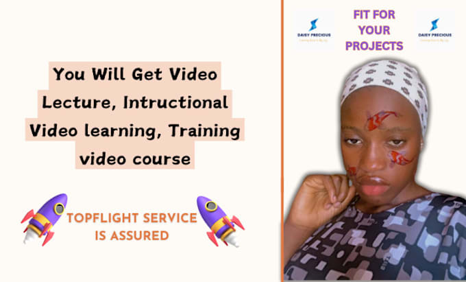 Gig Preview - Create video lecture, intructional vide o learning, training vid eo course