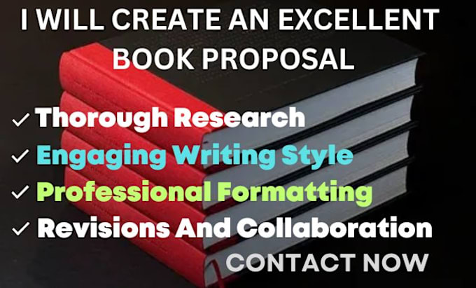 Gig Preview - Create an excellent book proposal