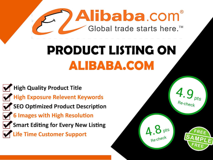 Gig Preview - Do SEO product listing on alibaba with high ranked keywords