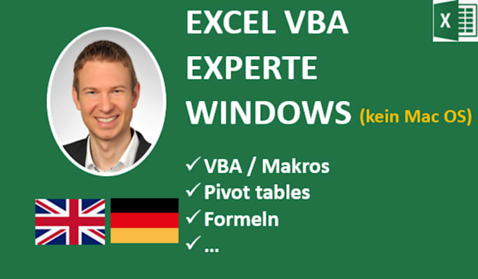 Bestseller - do excel makros with vba in windows