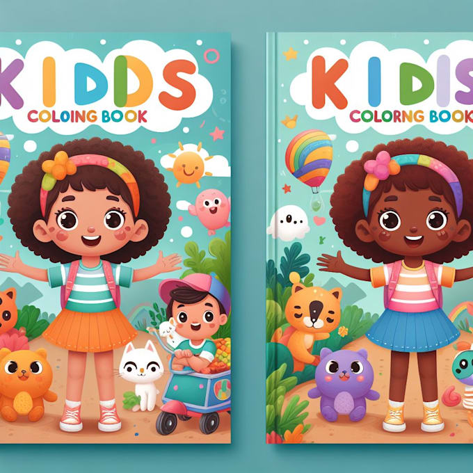 Gig Preview - Create interior book design and kdp kids coloring book cover