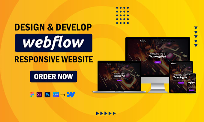 Gig Preview - Redesign, design, create, convert and fix webflow website, figma to webflow