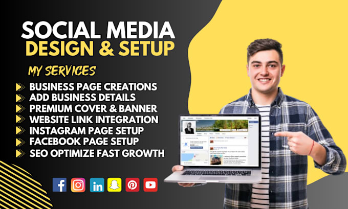 Gig Preview - Create facebook business page, instagram, youtube, social media accounts