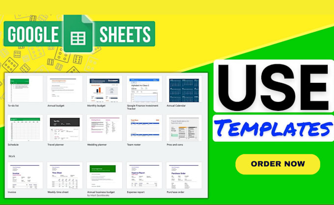 Gig Preview - Custom excel spreadsheet template, google sheets, charts, vba, formula and macro