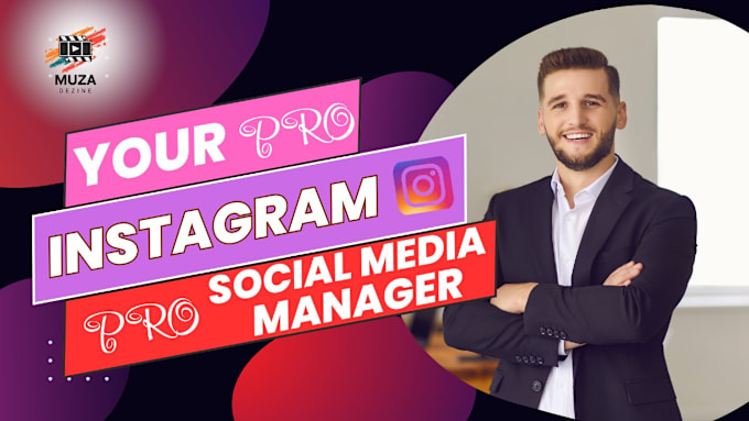 Gig Preview - Be your monthly instagram social media manager and designer