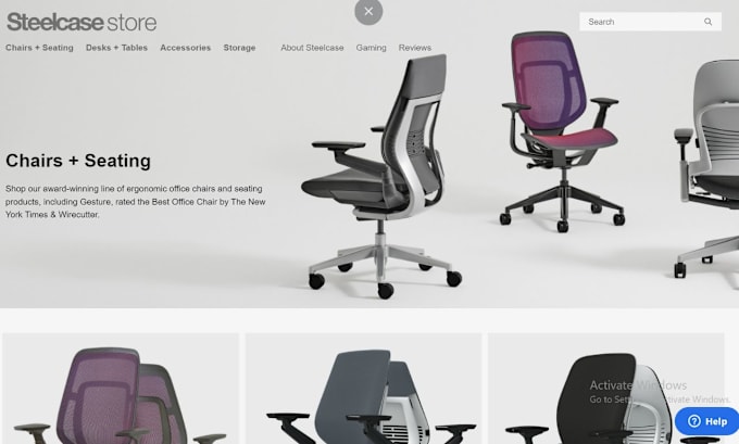 Gig Preview - Build dynamic office equipment shopify store, furniture ergonomic website