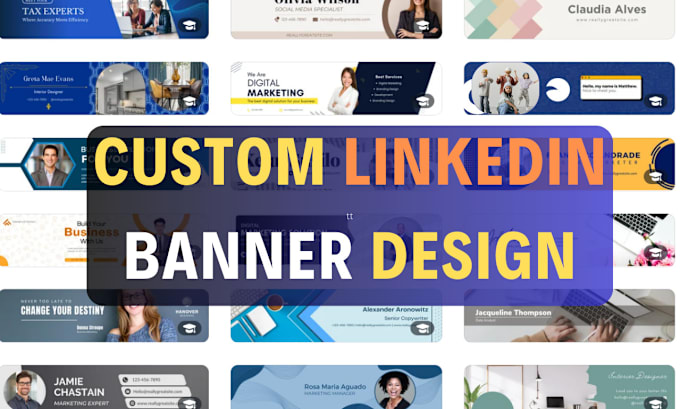 Gig Preview - Design your professional linkedin banner, cover, and header