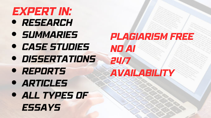 Bestseller - write urgent essays, case studies, reports, proposals and summaries