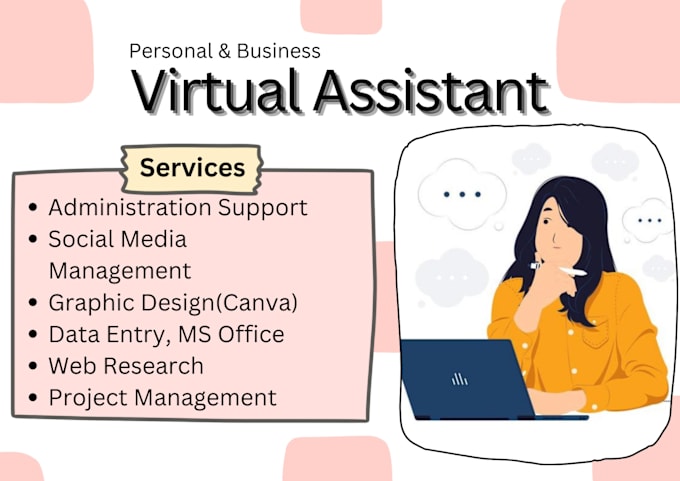 Gig Preview - Be your personal administrative virtual assistant