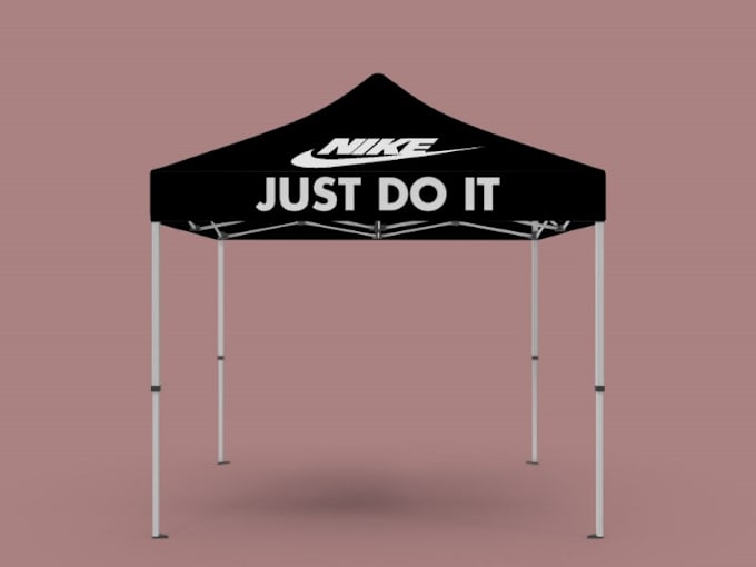 Gig Preview - Design exhibition trade show booth, custom canopy tent, roll up banner in 1 day