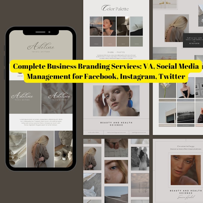 Gig Preview - Complete business branding services, social media management for facebook