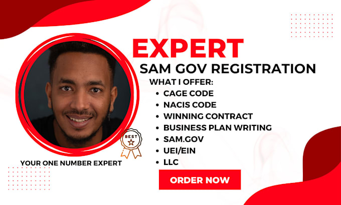 Gig Preview - Register you on sam gov, obtain you cage code, mbe, naics, llc, gov contracting