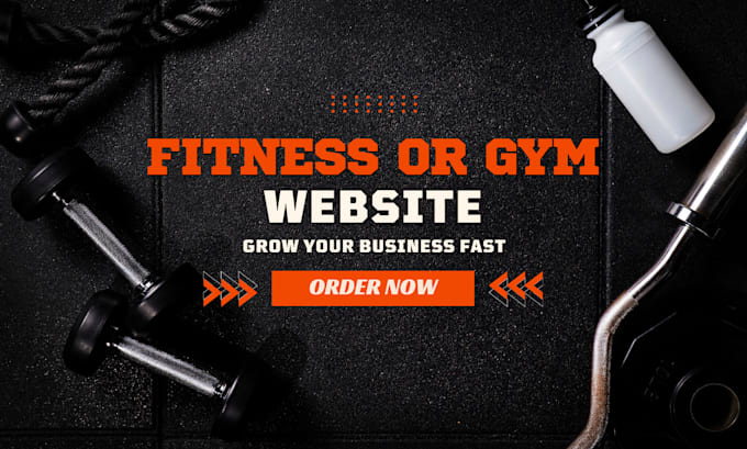 Gig Preview - Make dynamic gym website design