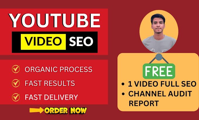 Gig Preview - Be your youtube video SEO expert for organic growth