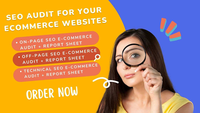 Gig Preview - Do SEO audit for ecommerce website