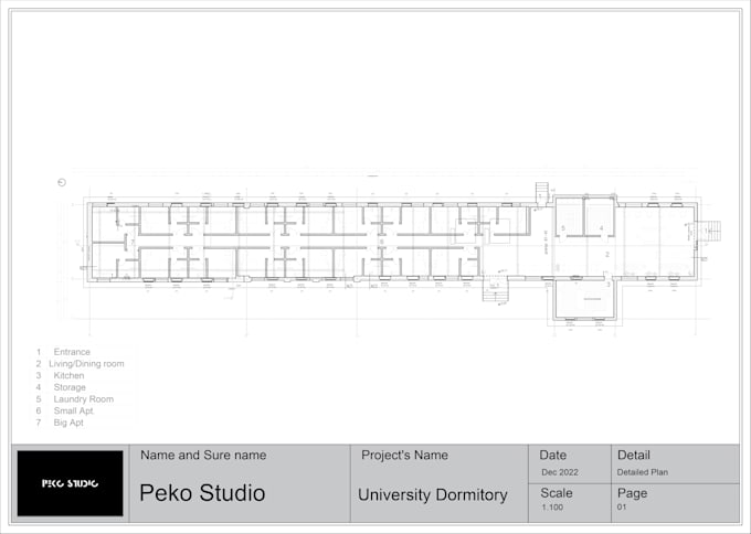 Gig Preview - Edit, renew, and create accurate 2d house plans and blueprints