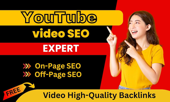 Gig Preview - Optimize youtube video SEO for top ranking