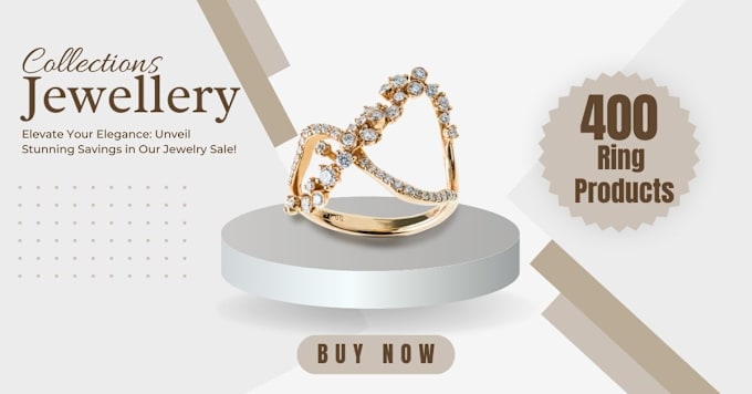 Gig Preview - Provide gold ring jewelry copyright for free jewelry images for etsy