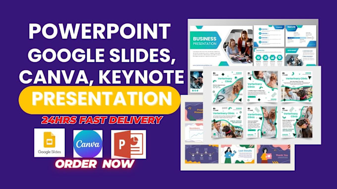 Gig Preview - Design canva keynote presentation google slides pitch deck ppt templates ppt