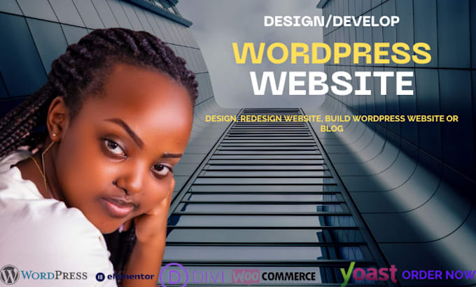 Gig Preview - Design, redesign, build, rebuild, clone, edit, fix or revamp wordpress website