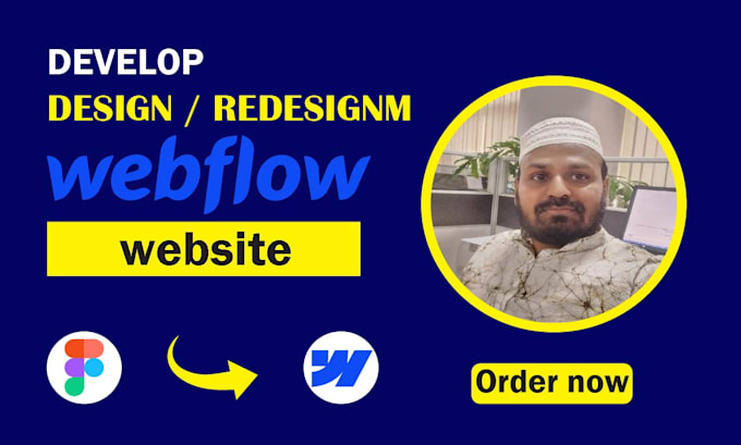 Gig Preview - Design, redesign, update your webflow website, figma to webflow