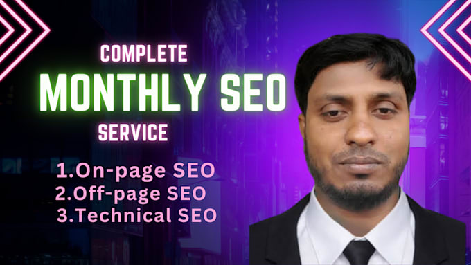 Gig Preview - Complete monthly off page SEO service