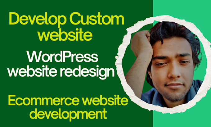 Gig Preview - Develop website or do wordpress website redesign,ecommerce website development