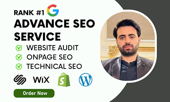 Gig Preview - Complete website SEO on squarespace, wix, shopify, wordpress