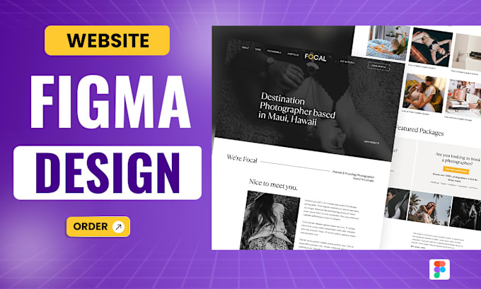 Gig Preview - Do figma website design,  websites ui ux