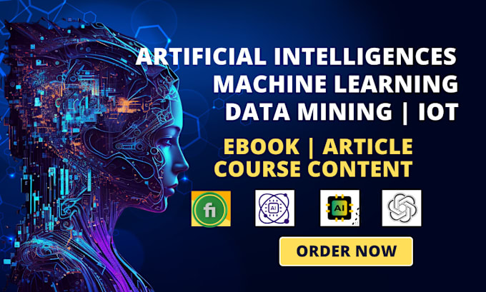 Gig Preview - Write your artificial intelligence, ml, essay, ebook, ebook ghostwriter, neural