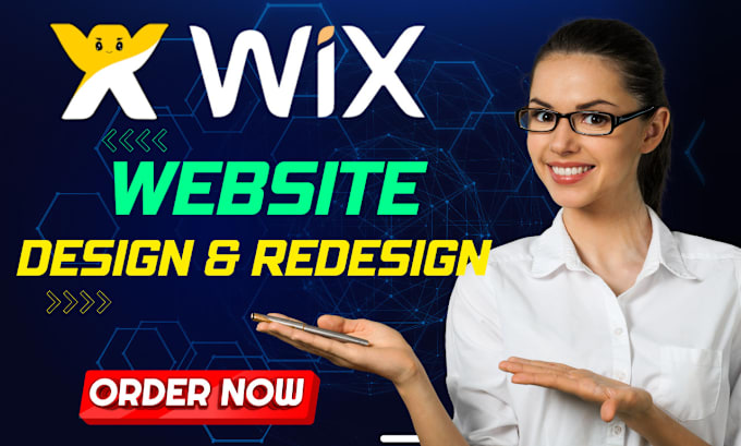 Gig Preview - Build wix website wix website redesign wix website design wix website