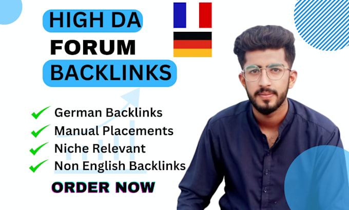 Gig Preview - Provide you forum, contextual, and german backlinks