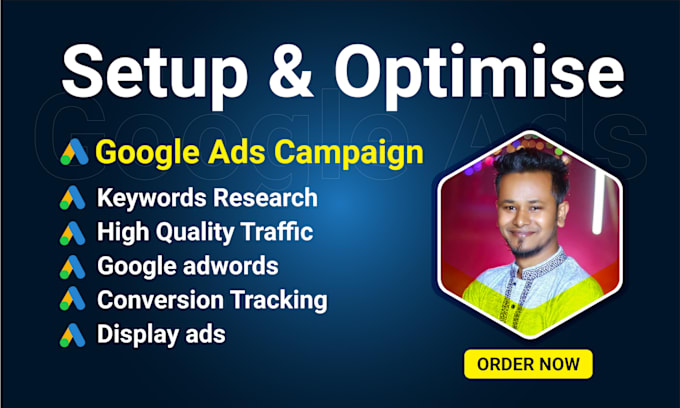 Gig Preview - Setup and optimize your google ads, adwords ppc campaign