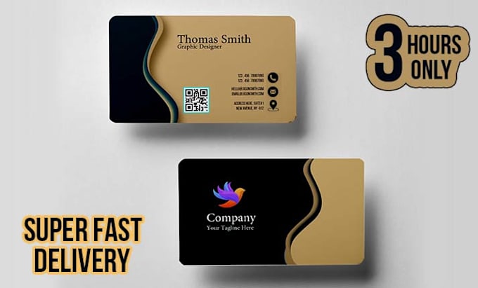 Gig Preview - Create 2 different business card design with print ready