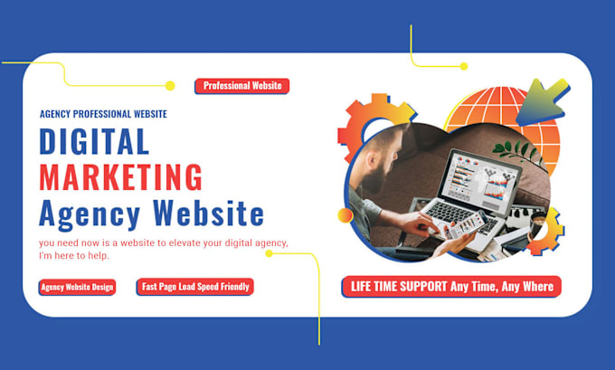 Gig Preview - Create a stunning digital marketing agency website