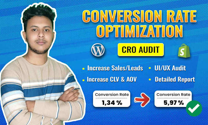 Gig Preview - Do conversion rate optimization cro audit to increase conversions