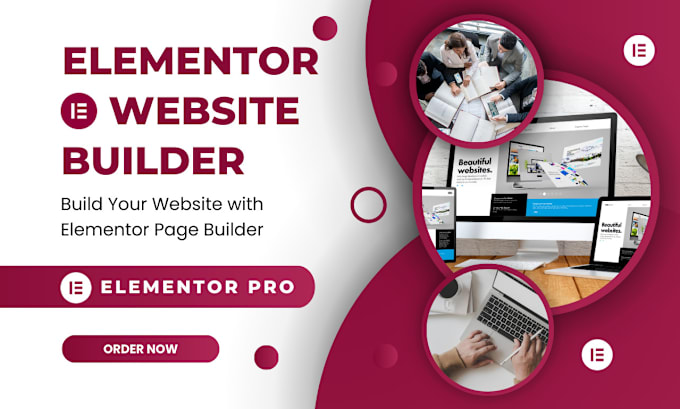 Gig Preview - Create, redesign responsive wordpress, landing page using elementor pro