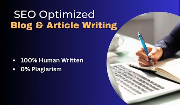 Gig Preview - Be your SEO article and blog post writer