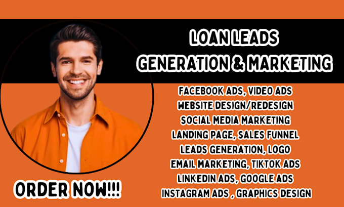 Gig Preview - Loan leads mca loan leads business loan leads commercial loan leads meta ads