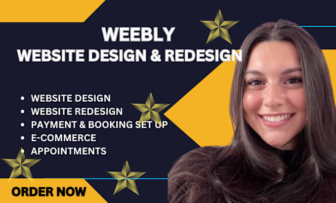 Gig Preview - Do weebly website design weebly website redesign