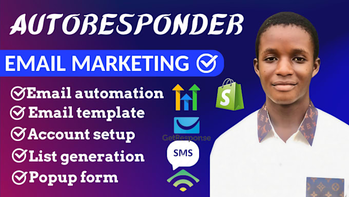 Gig Preview - Setup modern landing page autoresponder and email markerting