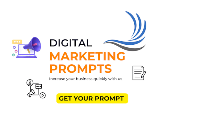 Gig Preview - Give you 100 chatgpt 4o prompt for digital marketing