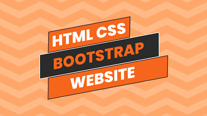 Gig Preview - Design fully responsive HTML CSS bootstrap website for you