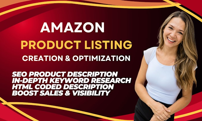 Gig Preview - Write amazon listing optimization and product description