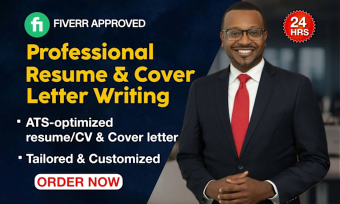 Bestseller - write executive CV, resume, cover letter and linkedin for you