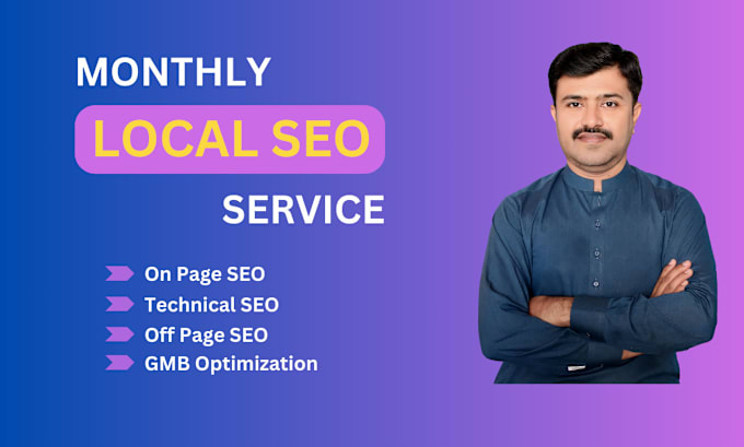 Gig Preview - Do complete monthly local business SEO service