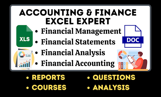 Gig Preview - Do accounting finance assignment financial analysis report and excel project