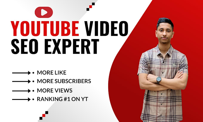 Gig Preview - Do best youtube video SEO and channel promotion to improve your video ranking